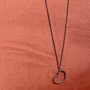 James Avery Charm Heart Necklace